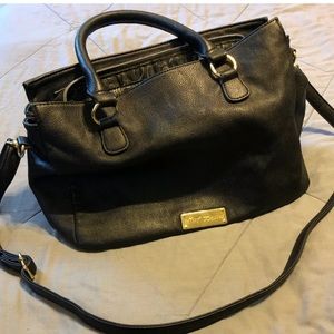 Betsey Johnson Black handbag crossbody Preowned
